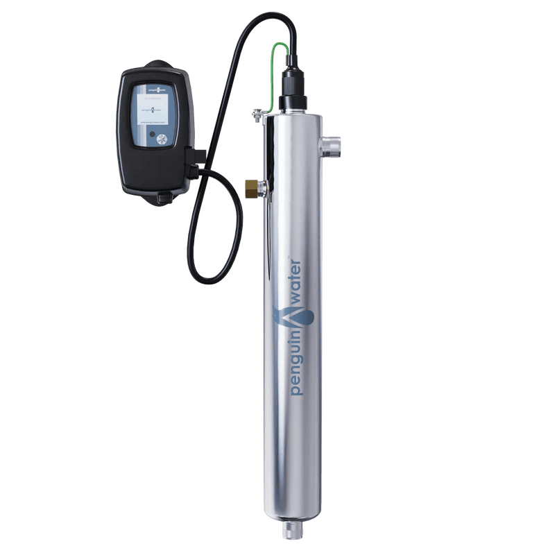 A Penguin Ultraviolet Disinfection system. This picture is a link to our problem water products page.